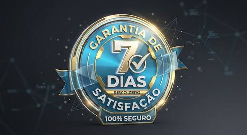 Garantia de 7 dias satisfação — risco zero, 100% seguro